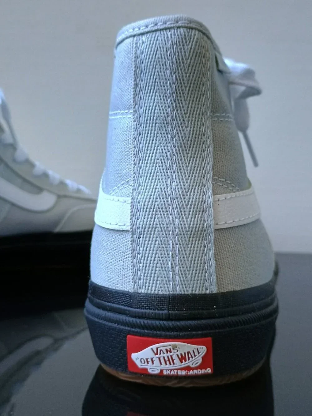 Vans Men's Crockett High Suede/Canvas in Styling Flexibility Light Gray/Black